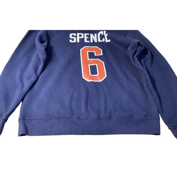 Denver Broncos Hooded Sweatshirt Size Large NFL Apparel Made In Honduras Pocket - Picture 9 of 11